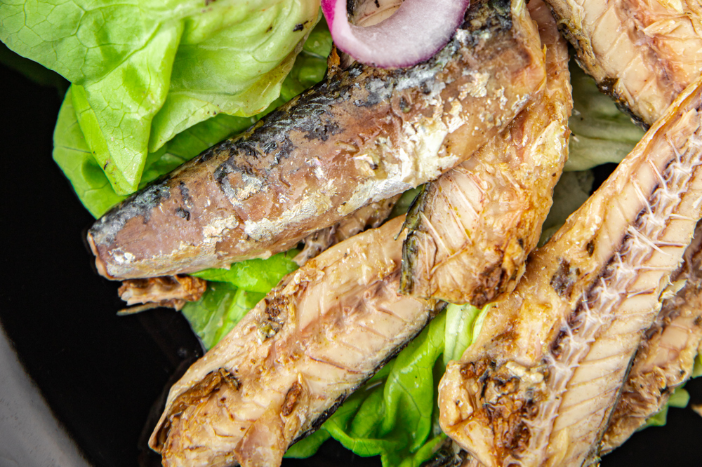 1 Tabakta bulunan pişmiş istavritler.